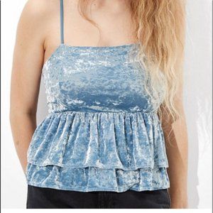 American Eagle Velvet Babydoll Tank